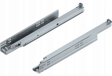 Blum Направляющие TANDEM, 500 мм, полное выдвижение, 30 кг, со встроенным BLUMOTION, 17-19 мм