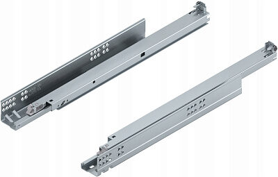 Blum Направляющие TANDEM, 450 мм, полное выдвижение, 30 кг, со встроенным BLUMOTION, 17-19 мм 560F4500B TANDEM MP ZN