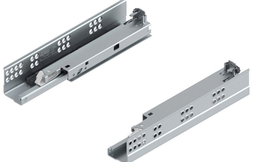 Blum Направляющие TANDEM, 300 мм, полное выдвижение, 30 кг, со встроенным BLUMOTION, 17-19 мм