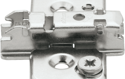 Blum Планка CLIP,подъем 3 мм,под саморезы с эксцентр.рег. 173H7130 MPL V50 NI