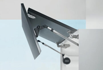 Подъемный механизм Blum AVENTOS HF11-2 ( F25, F39) Заглушки белого цвета