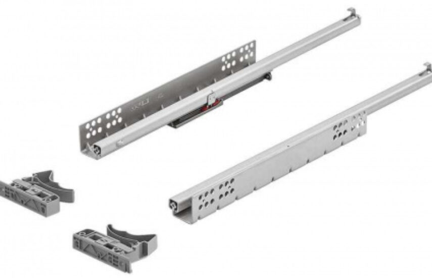 Hafele Направляющие Hafele Matrix Runner UM S25 Soft-Close, частичное выдвижение с цапфой, 350мм