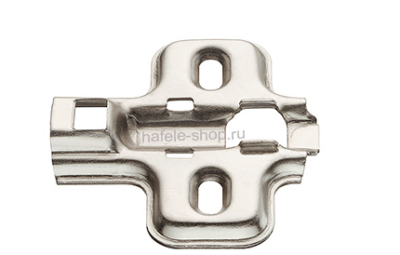 Hafele Монтажная планка HAFELE Metalla 100 SM, крестовая, быстрый монтаж, H 0 мм, под саморез 308.00.018